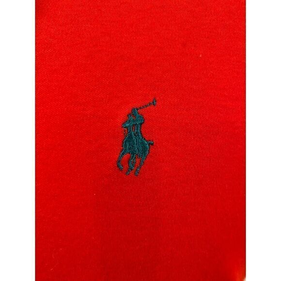 New Without Tags POLO Ralph Lauren 100% Cotton RED w Green Embroidered Pony XL - Picture 6 of 7